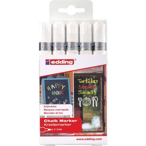 Krijtstift Edding 4095 Rond Wit 2-3mm Etui à 5st