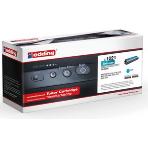 Edding - EDD-1021 - Toner - Cyaan - Compatibel met Brother-printers