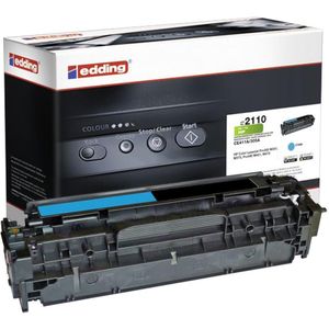 Edding - Toner - Vervangt HP 305A - Compatibel - Cyaan - 2600 Bladzijden