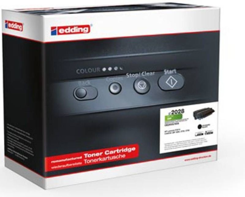 Edding - Toner - Compatibel Zwart - Vervangt HP 55X - 12500 Bladzijden