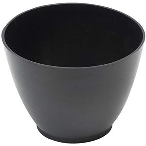 Meister Gipsbeker Ø 125 x 90 mm - zwart - conische vorm - flexibele uitvoering - robuuste kunststof - voor het roeren van gips, plamuurmassa & Co. / mengbeker/gipsschaal / 4301100