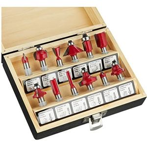 Meister - Freesset 12-delig - Houtbewerking - Hardmetaal