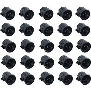 Meister Schakeldoos Inbouw, 25 Stuks, 60 mm, Zwart