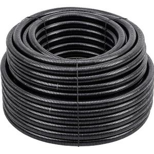 Meister Isolatiebuis flexibele uitvoering - 50 meter - zwart - 750 N (medium) - M25 schroefdraad - vlamvertragend - geschikt voor holle wanden, dekvloer of beton/gegolfde buis/lege buis /