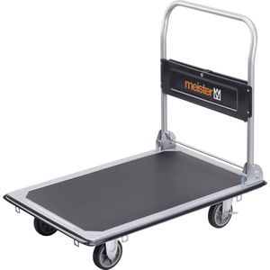Meister - Transportwagen - Zwart - Staal met PVC-coating - Draagkracht 300 kg