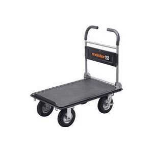 Meister - 8985700 Plateauwagen - Inklapbaar - Staal - Laadvermogen 300 kg