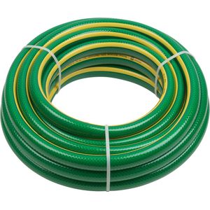 Meister Slang kruisweefsel, 19,05 mm (3/4 inch) - 10 m lengte - voor het bewateren van kleine oppervlakken - stapvast & slijtvast - UV-bestendig/tuinslang van eerste PVC/waterslang / 9920300,Groen