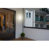 Müller-Licht LED lamp voor vochtige ruimtes ""Pictor-Sensor"" - ideaal geschikt voor hal- en kelderruimtes voor wand- en plafondmontage: IP54 - rond - kunststof - 9 W - wit