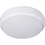 Müller-Licht LED lamp voor vochtige ruimtes ""Pictor-Sensor"" - ideaal geschikt voor hal- en kelderruimtes voor wand- en plafondmontage: IP54 - rond - kunststof - 9 W - wit