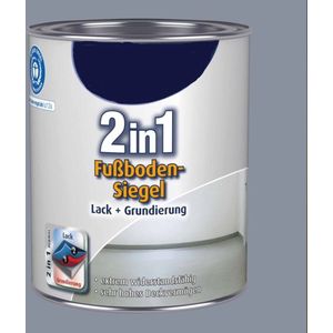 2in1 vloerafdichting beton verf lak + primer zilvergrijs semi glans 2,5L binnen en buiten