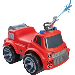 BIG - Power-Worker Maxi Brandweer - Loopauto - Rood - Waterpomp