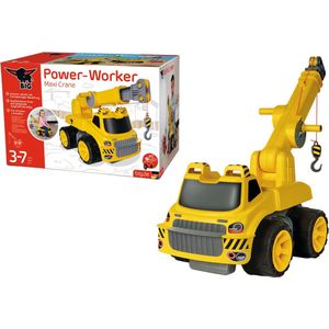 BIG - Power-Worker - Maxi Kraanwagen - Buitenspeelgoed - Geschikt Vanaf 3 Jaar