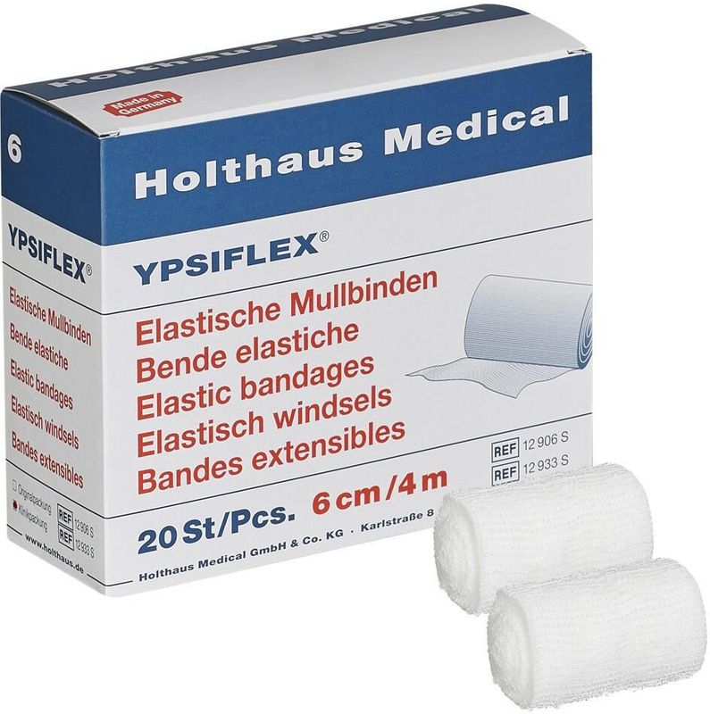 Holthaus Medical Mullbinden 6 cm x 4 m weiß