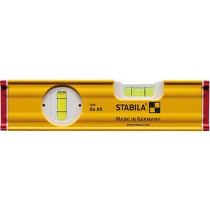 Stabila AS 80-2 Waterpas - Aluminium - 20cm