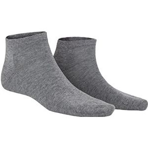 KUNERT heren fresh up ssoh enkelsokken, Zilver-gemêleerd., 43/46 EU