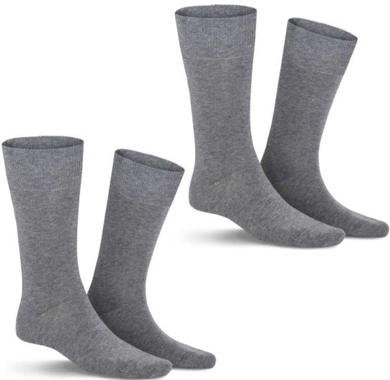 Kunert - Comfort Cotton - Heren Sokken - Silver mel.
