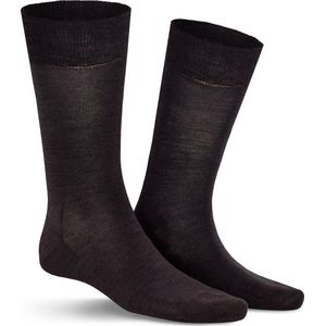 Kunert - WOOL CARE - Heren Sokken - Brown-mel - 98% Wol