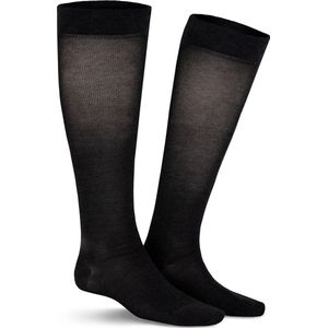 KUNERT - Fly&Care - Kniekousen - Antraciet Melange - Steunklasse III, 11-14 mmHg