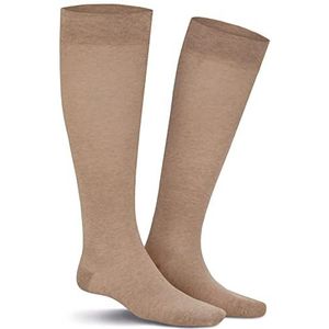 KUNERT Fly&Care kniekousen voor heren, steunklasse III, effectieve ondersteunende werking, beige gemêleerd., 49/50 EU