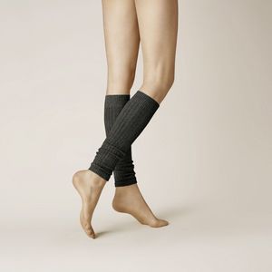 KUNERT - Winter Dreams - Rib Beenwarmers - Zwart - Katoenmix
