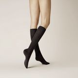 KUNERT - Soft Wool - Kniekousen - Bruin-mel - 1 paar
