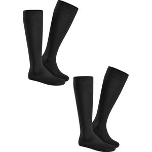 Hudson - Only Wool - Kniekousen - 2-pack - Wollen Dames Kniesokken