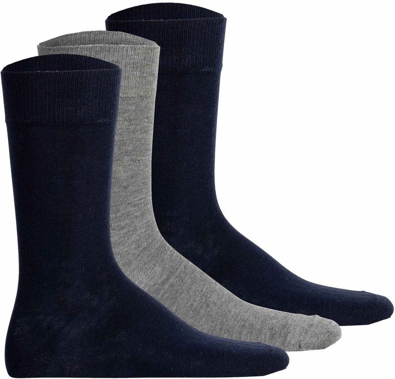 Hudson Easy³ Unisex sokken 3-pack drukvrije band set marine 35-38, Set marine 0964, 35/38 EU
