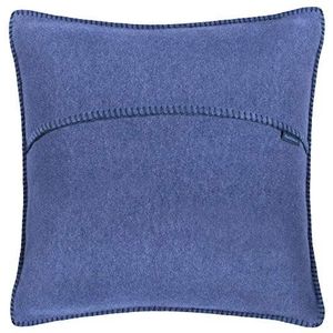 Soft Fleece kussensloop - Polarfleece met gehaakte steek - zacht, kwaliteit sofa kussenhoes - 50x50cm - 540 indigo - van 'zoeppritz since 1828'