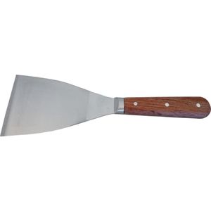 HAROMAC - Schilderspatel - Roestvrij Staal - Rozenhouten Handvat