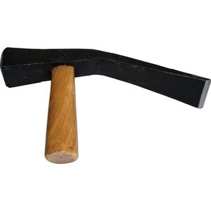 Haromac Pflasterhammer 1000 g, Rijnse vorm, gesmeed met hardhouten steel, 30175210