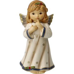 Goebel - Kerst - Decoratief Beeld / Figuur Kerststal Engel Beschermengel - Aardewerk - 11cm