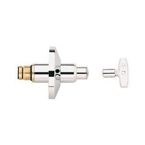 Oberteil, dn 15, für UP-Ventile dn 15, Steckschlüssel, geschlossene Kappe, Schubrosette, Chrom - Grohe