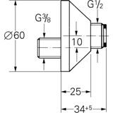 Grohe - S-Koppeling - Overig - Messing