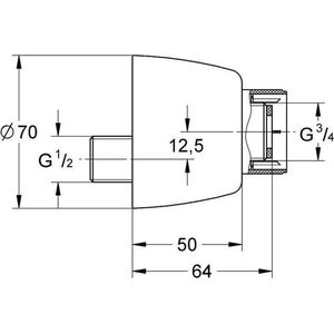 Grohe S-Koppeling 12051000