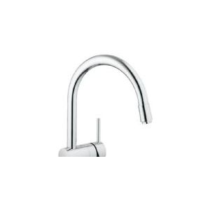 GROHE Minta Keukenkraan - Hoge C-uitloop - Met uittrekbare handdouche - 1 straalstand - Chroom