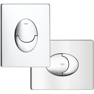 GROHE Skate Air Bedieningspaneel Toilet - Verticaal - Dual Flush - Kunststof - Chroom