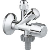 GROHE Hoekstopkraan - 1/2 x 3/8 - kunststof greep - 1st