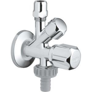 GROHE Hoekstopkraan - Chroom - Duurzaam en Onderhoudsvriendelijk
