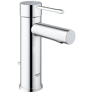 GROHE Essence New Wastafelkraan - lage uitloop - met trekwaste - chroom - Waterbesparend