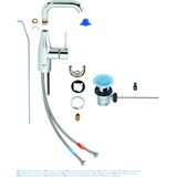 Grohe Essence New Wastafelkraan M-size Chroom met Waste