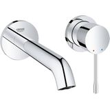 GROHE Essence New Wastafelkraan Inbouw - uitloop 18.3cm - M-size - zonder waste - chroom 19408001