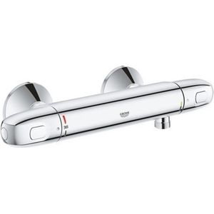 GROHE Grohtherm 1000 New Thermostatische Douchekraan - 15cm - met Koppelingen - EcoJoy® - CoolTouch