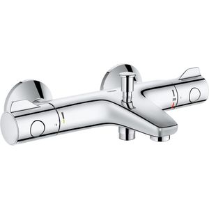 GROHE Grohtherm 800 Thermostatische Badkraan 15 Waterbesparend Met omstelling Inclusief koppelingen Chroom