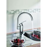GROHE Wave Cosmopolitan Keukenkraan Hoge uitloop Chroom