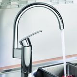 GROHE Wave Cosmopolitan Keukenkraan Hoge uitloop Chroom