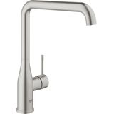 GROHE Essence New Keukenkraan - Hoge Uitloop - Draaibaar - RVS