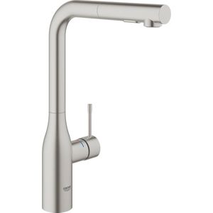 GROHE essence new Keukenkraan - hoog - uittrekbare l uitloop - 2 straalsoorten - supersteel geborsteld 30270DC0