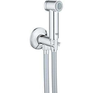 Handdouche grohe sena trigger spray met 1 straalsoort met zelfsluitende stopkraan chroom