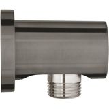 GROHE Rainshower Aansluitbocht Rond - Hard Graphite Geborsteld (mat Antraciet)