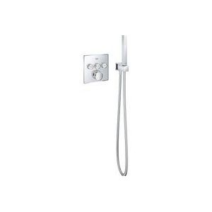 GROHE Euphoria Cube Wandaansluitbocht - Voor douche met muurhouder - Chroom